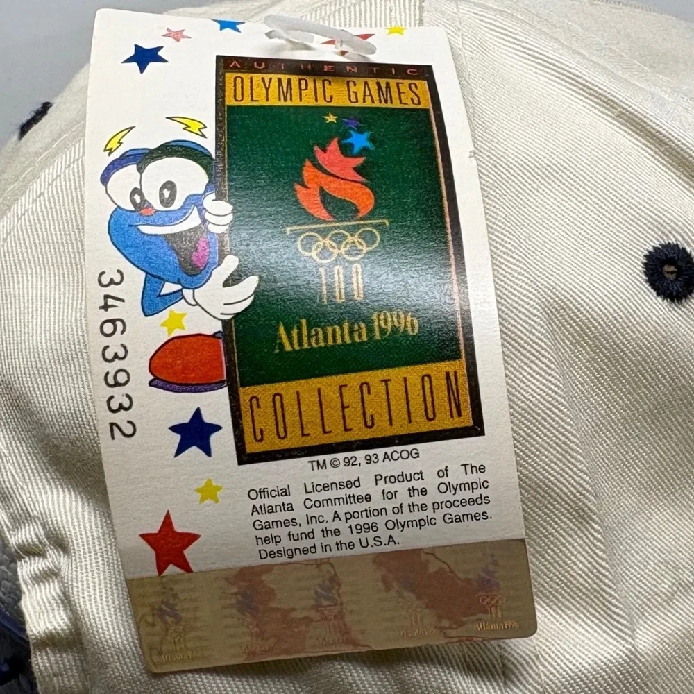 Vintage 1996 Atlanta Olympic Games Snapback Hat Youth NWT